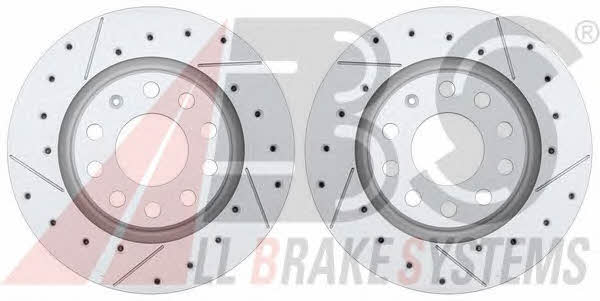 ABS 16877S Front brake disc ventilated 16877S