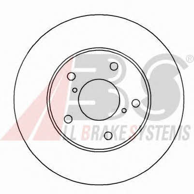 ABS 16895 Brake disc 16895