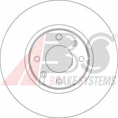 Front brake disc ventilated ABS 16901