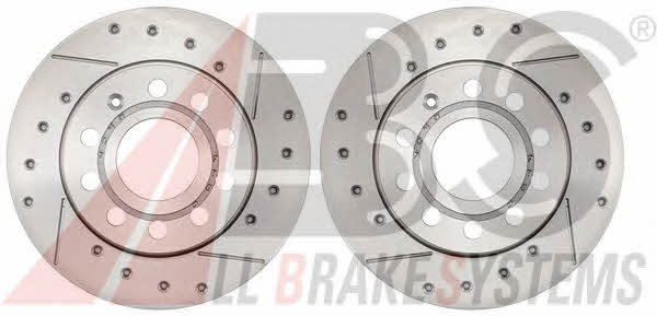 ABS 17520S Rear ventilated brake disc 17520S