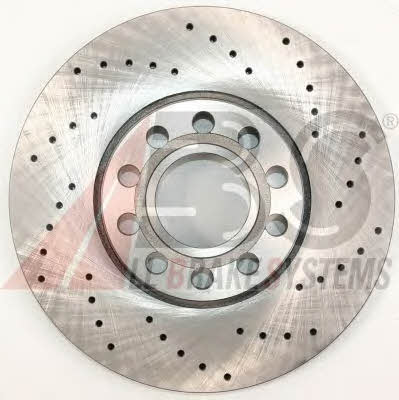ABS 17527S Front brake disc ventilated 17527S