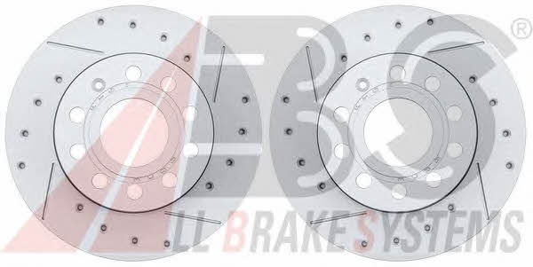 ABS 17547S Rear ventilated brake disc 17547S