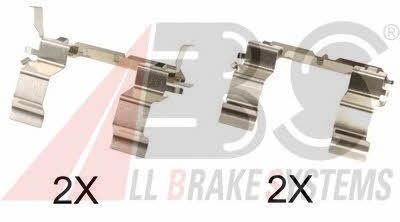 ABS 1756Q Mounting kit brake pads 1756Q