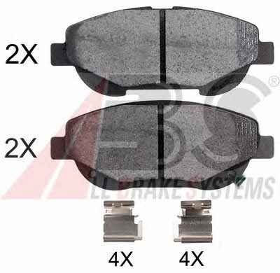 ABS 35003 OE Brake Pad Set, disc brake 35003OE