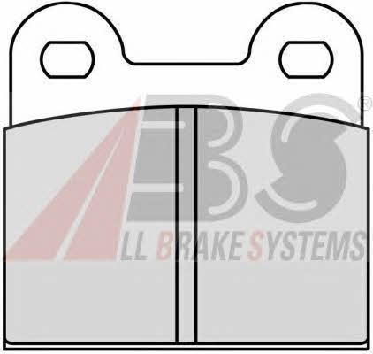 ABS 36010/1 Brake Pad Set, disc brake 360101