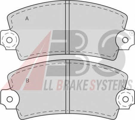 ABS 36042/2 Brake Pad Set, disc brake 360422