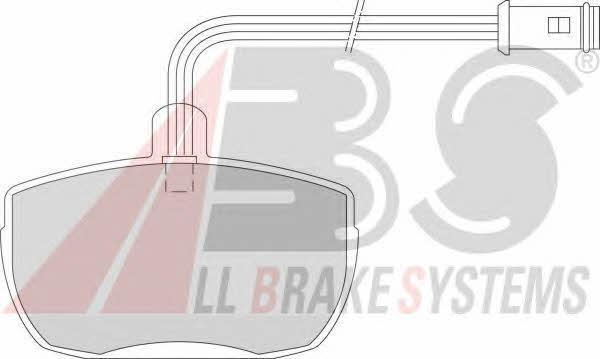 ABS 36124/1 Brake Pad Set, disc brake 361241