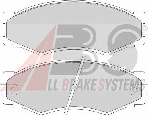 ABS 36168/1 Brake Pad Set, disc brake 361681