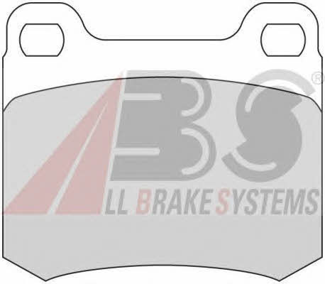 ABS 36498/1 Brake Pad Set, disc brake 364981