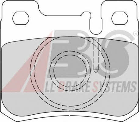 ABS 36498/2 Brake Pad Set, disc brake 364982