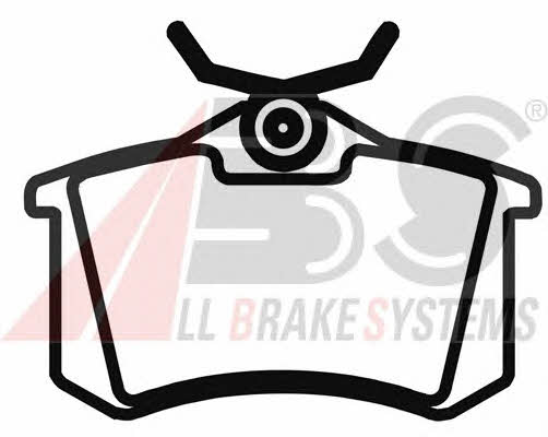 ABS 36623/1 Rear disc brake pads, set 366231