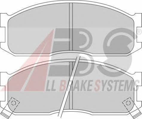 ABS 36642/1 Brake Pad Set, disc brake 366421