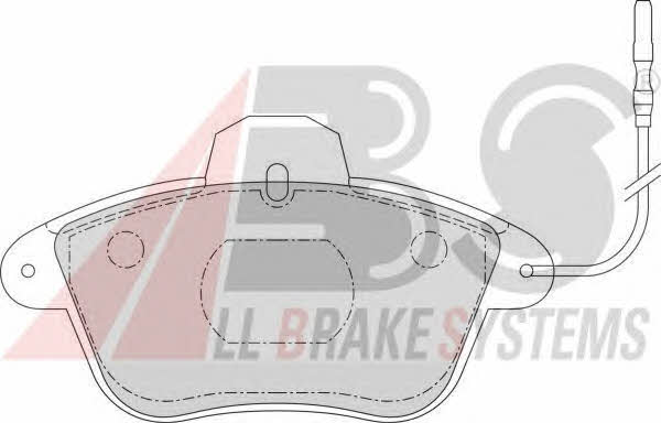ABS 36670/1 Brake Pad Set, disc brake 366701