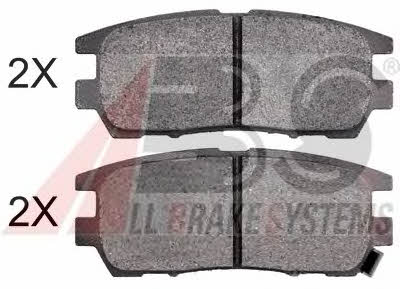 ABS 36781 OE Brake Pad Set, disc brake 36781OE