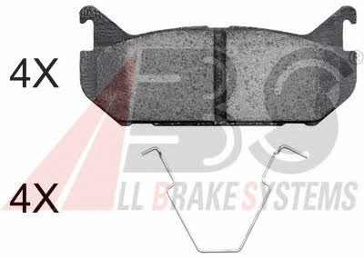 ABS 36796 OE Brake Pad Set, disc brake 36796OE