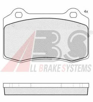 ABS 37691 OE Brake Pad Set, disc brake 37691OE