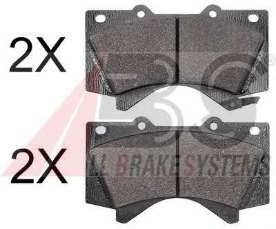 ABS 37701 OE Brake Pad Set, disc brake 37701OE