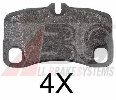 ABS 37726 OE Brake Pad Set, disc brake 37726OE