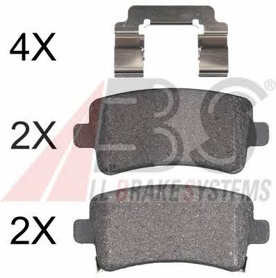 ABS 37729 OE Brake Pad Set, disc brake 37729OE