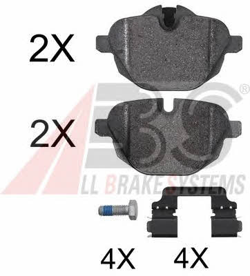 ABS 37731 OE Brake Pad Set, disc brake 37731OE
