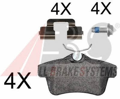 ABS 37762 OE Brake Pad Set, disc brake 37762OE