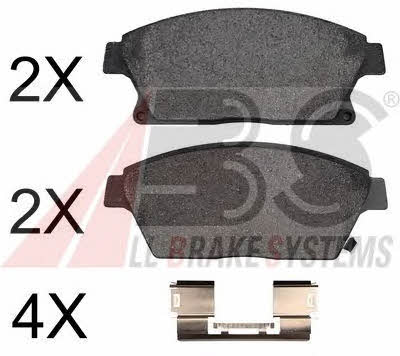 ABS 37764 OE Brake Pad Set, disc brake 37764OE