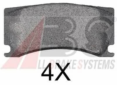 ABS 37765 OE Brake Pad Set, disc brake 37765OE