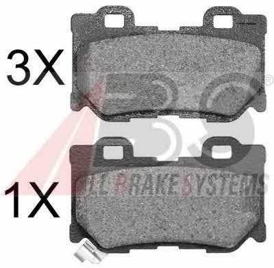 ABS 37769 OE Brake Pad Set, disc brake 37769OE