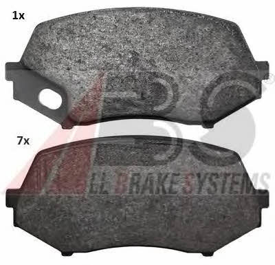 ABS 37771 Brake Pad Set, disc brake 37771