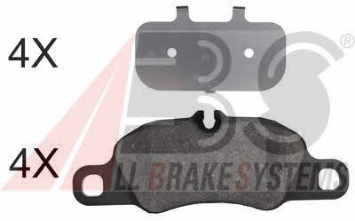 ABS 37782 Brake Pad Set, disc brake 37782