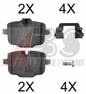 ABS 37787 OE Brake Pad Set, disc brake 37787OE