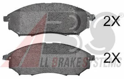 ABS 37791 OE Brake Pad Set, disc brake 37791OE