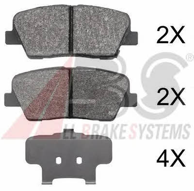 Brake pad set ABS 37795