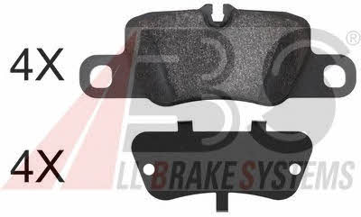 ABS 37820 Brake Pad Set, disc brake 37820