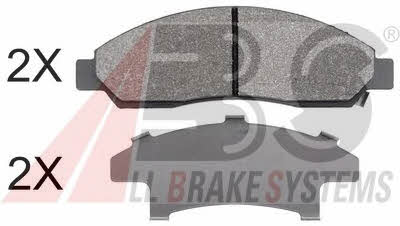ABS 37851 Brake Pad Set, disc brake 37851