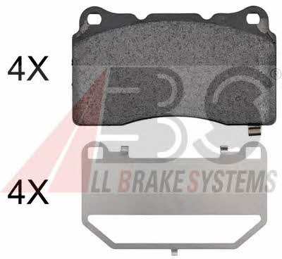 ABS 37857 OE Brake Pad Set, disc brake 37857OE