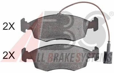 ABS 37865 OE Brake Pad Set, disc brake 37865OE