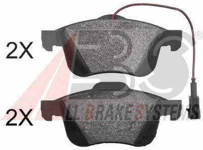 ABS 37882 Brake Pad Set, disc brake 37882
