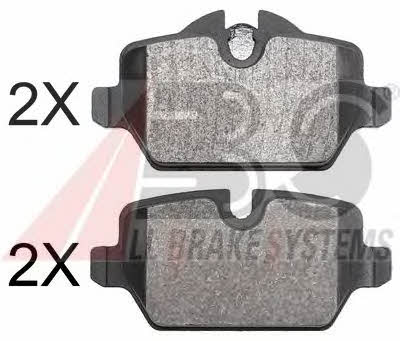 ABS 37883 Brake Pad Set, disc brake 37883