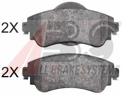 Brake pad set ABS 37890