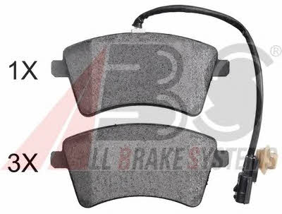 ABS 37900 OE Brake Pad Set, disc brake 37900OE