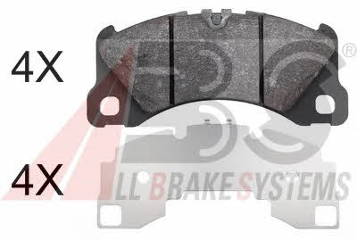ABS 37909 Brake Pad Set, disc brake 37909