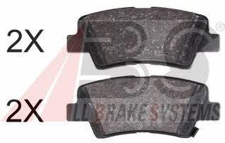 Brake pad set ABS 37914