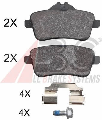 ABS 37941 Brake Pad Set, disc brake 37941