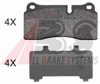 ABS 37976 Brake Pad Set, disc brake 37976