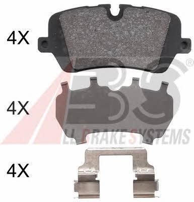ABS 37981 Brake Pad Set, disc brake 37981