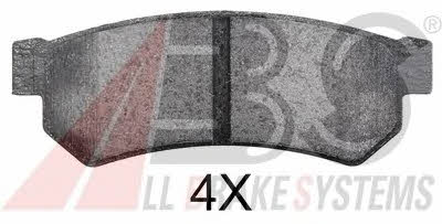 ABS 37991 OE Brake Pad Set, disc brake 37991OE