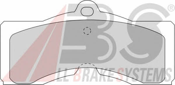 ABS 38008 Brake Pad Set, disc brake 38008