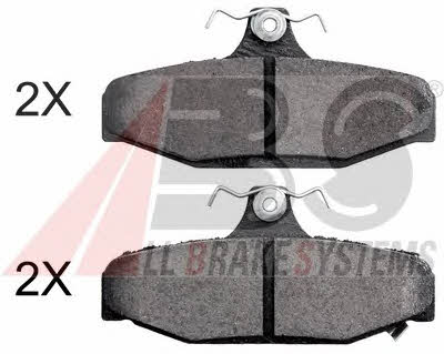 ABS 38295 OE Brake Pad Set, disc brake 38295OE