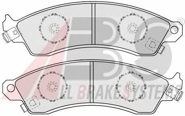 ABS 38412 Brake Pad Set, disc brake 38412